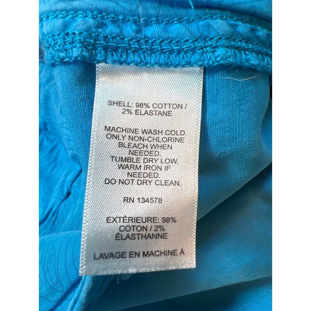Vineyard Vines Mens 34 Island Short Bright Blue Stretch Cotton Chino 1H000019 - Picture 7 of 10